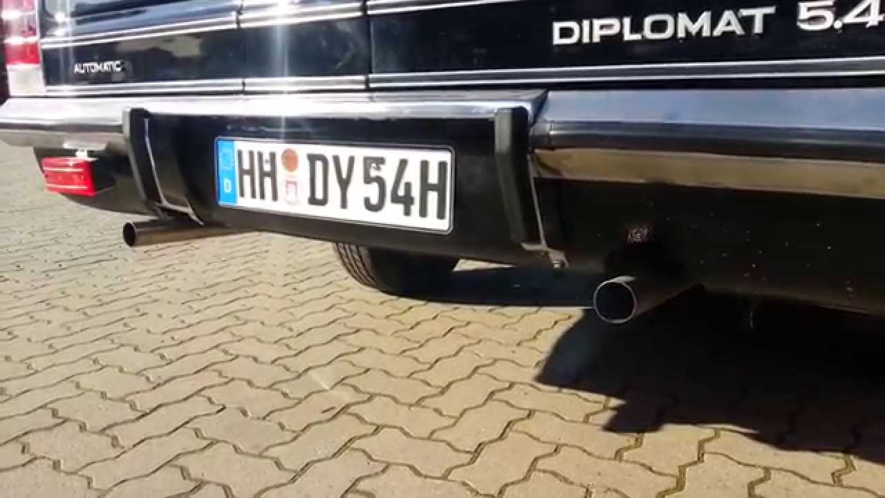 Opel Diplomat 5,4 V8 erster Start nach 3 Jahren