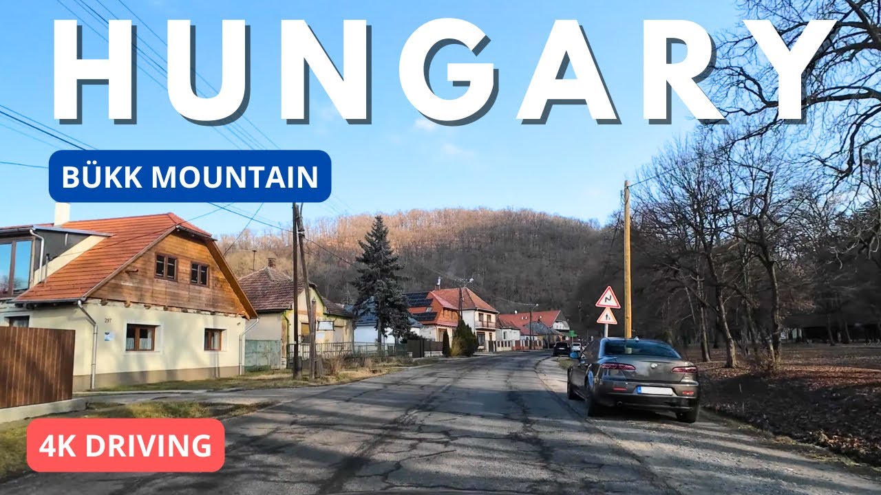 Driving in Hungary: Bükk Mountain Roads: 4K January 2024