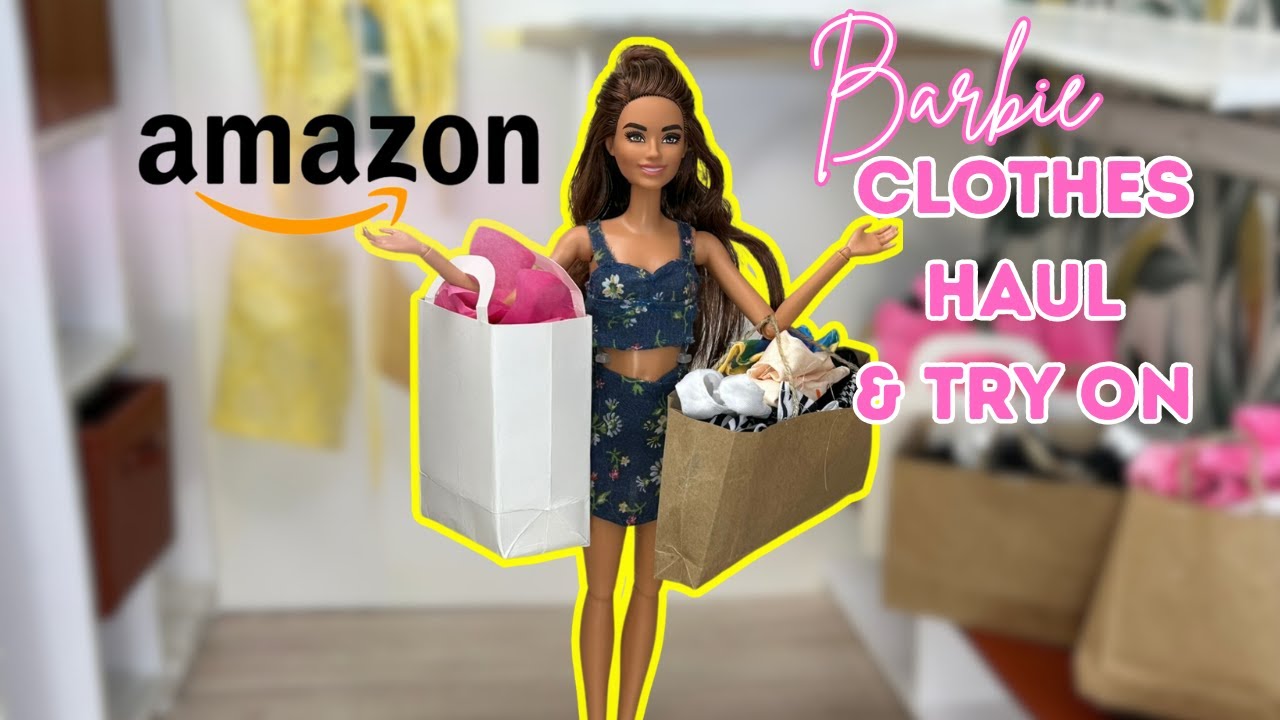 Dressing Barbie in Amazon Clothes Got Out of Hand FAST! (& Dollar Store)