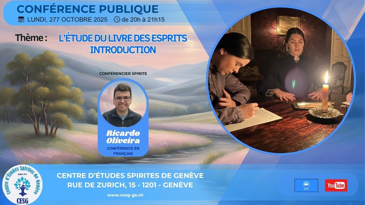 Ricardo Oliveira - L'ÉTUDE DU LIVRE DES ESPRITS - INTRODUCTION