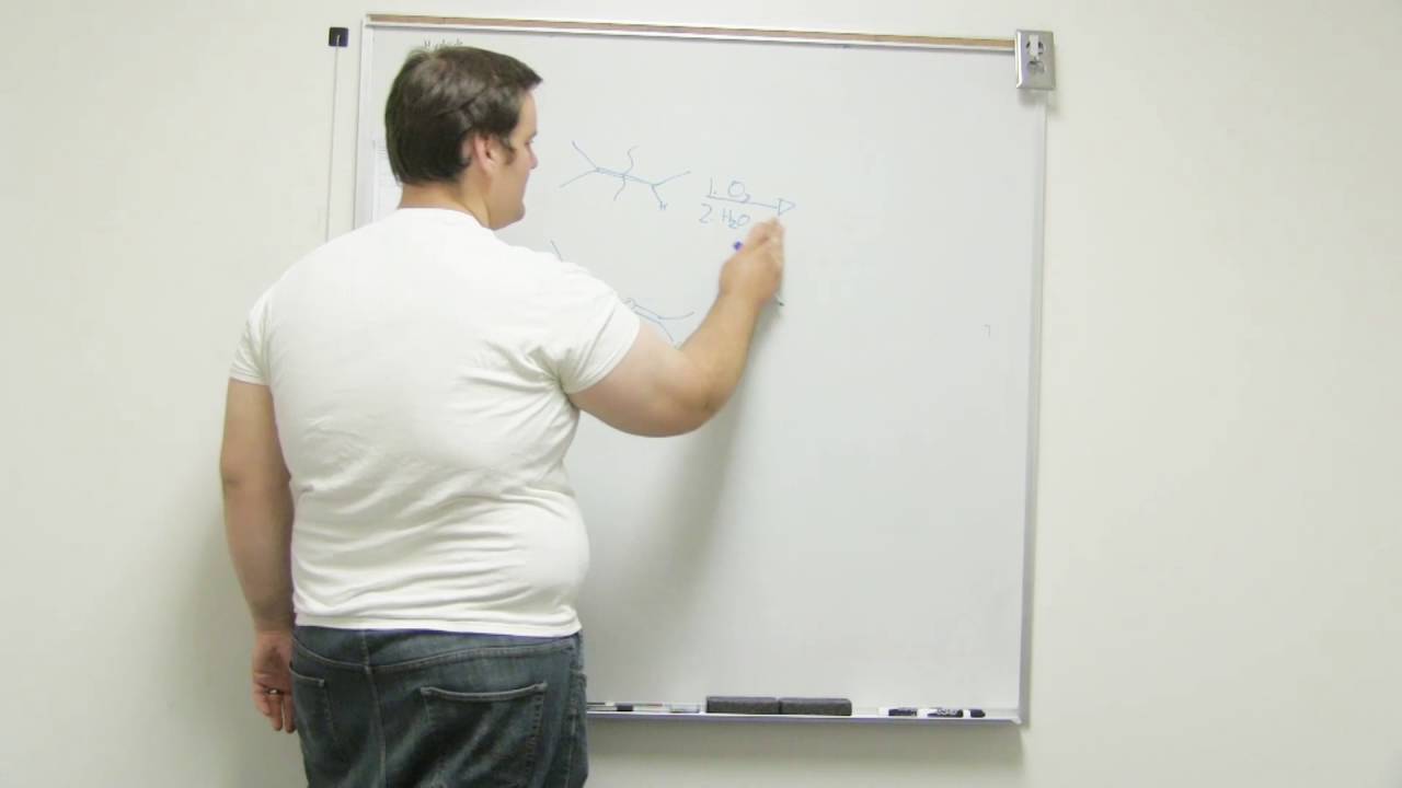 Ozonolysis of alkenes with and with out Zn