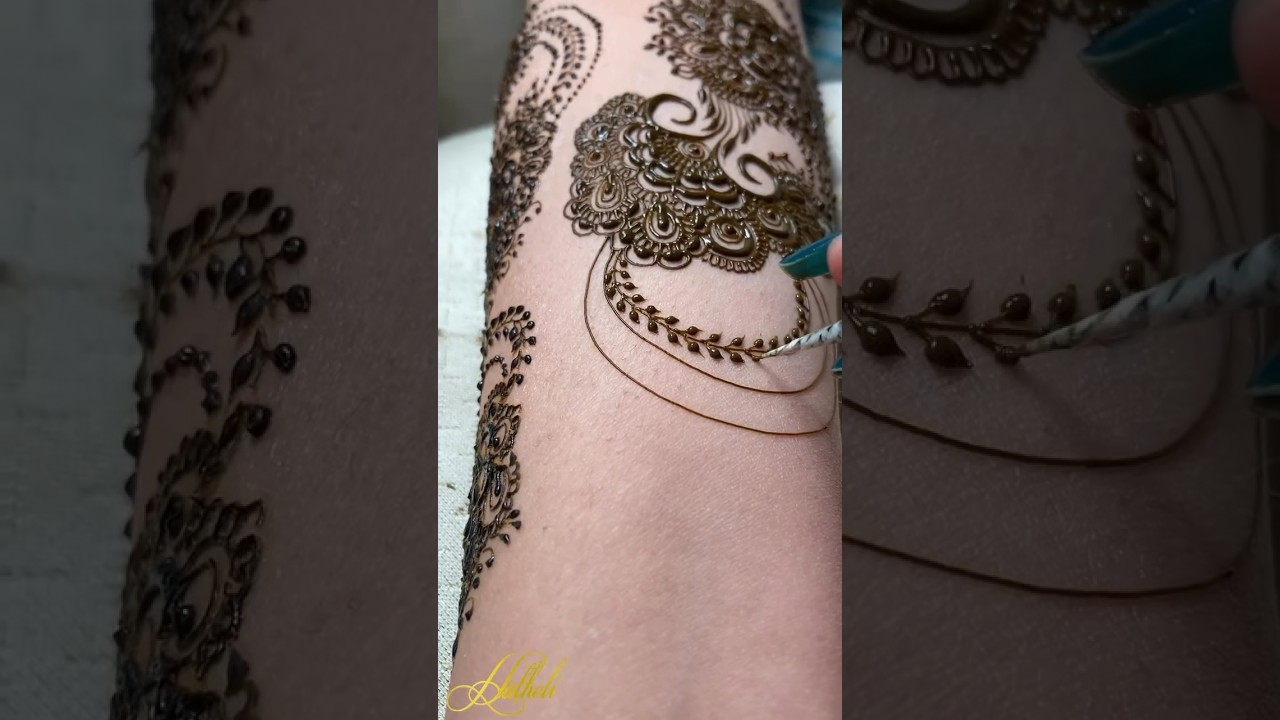 Easy gulf henna #henna #hennaart #hennapattern #hennadesign #hennaartist