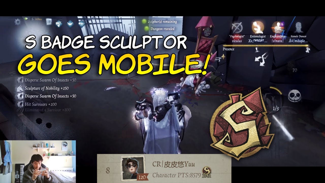 S Badge Sculptor GOES MOBILE!!! / Identity V