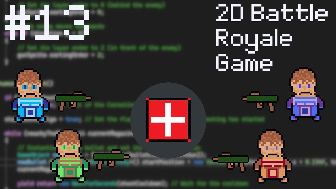Building a 2D Battle Royale Game in Pixel Art: Coins, Stages, and Enemies!
