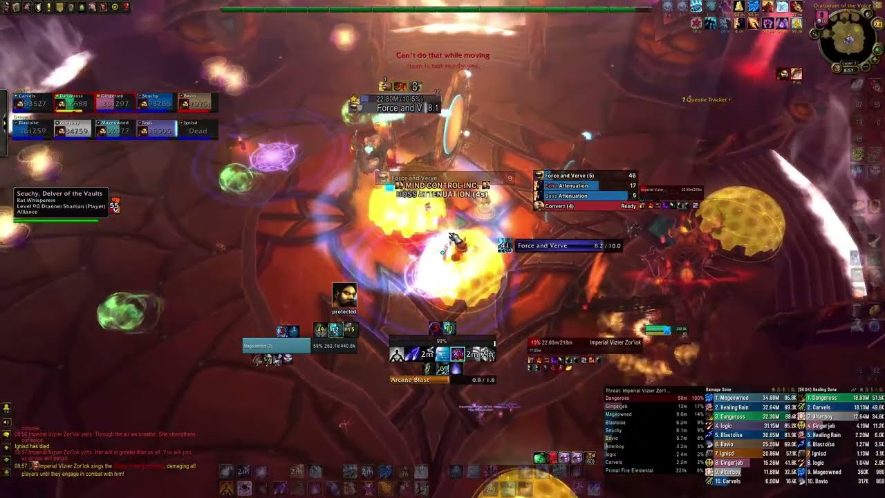 Imperial Vizier Zor'Lok 10M Heroic - (Arcane Mage POV)
