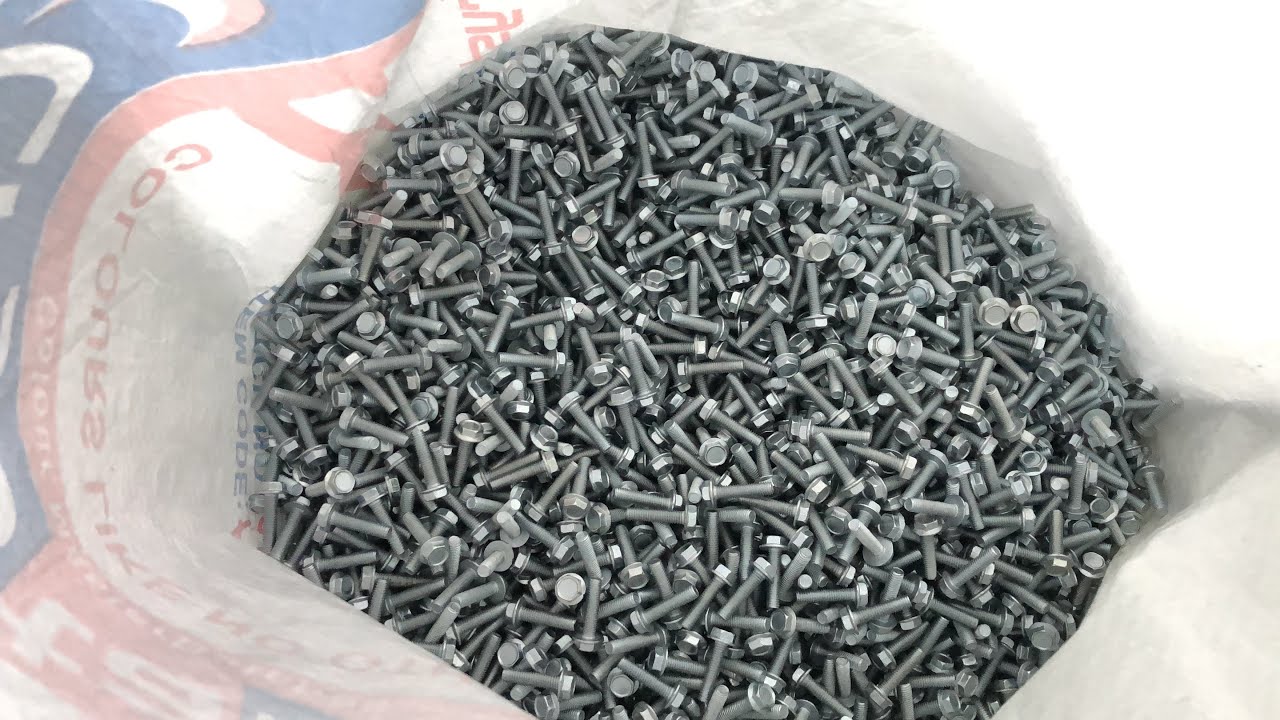 Chrome electroplating process// How Electro plating on nuts bolts
