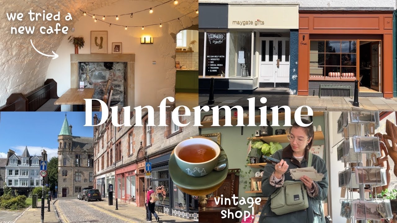 Day Trip to Dunfermline | cosy coffee shop and sunny wander  