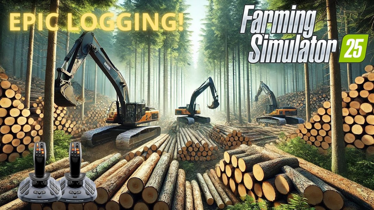 Epic Logging Adventure in Bear Wallow Forest | Farming Simulator 25 Forestry Gameplay