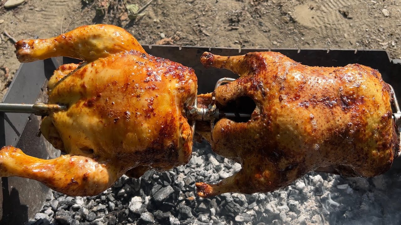 Рецепт Приготовления Сочной Утки и Курицы в Лесу у Реки👍 Соте из Овощей