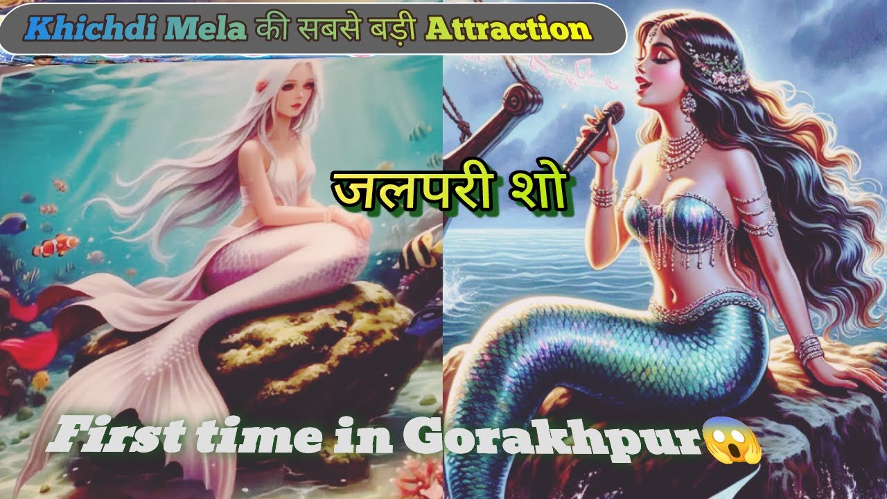 🔥गोरखपुर में पहली बार जलपरी शो /सबसे अलग और जबरदस्त नज़ारा/Gorakhnath Khichdi Mela 2026