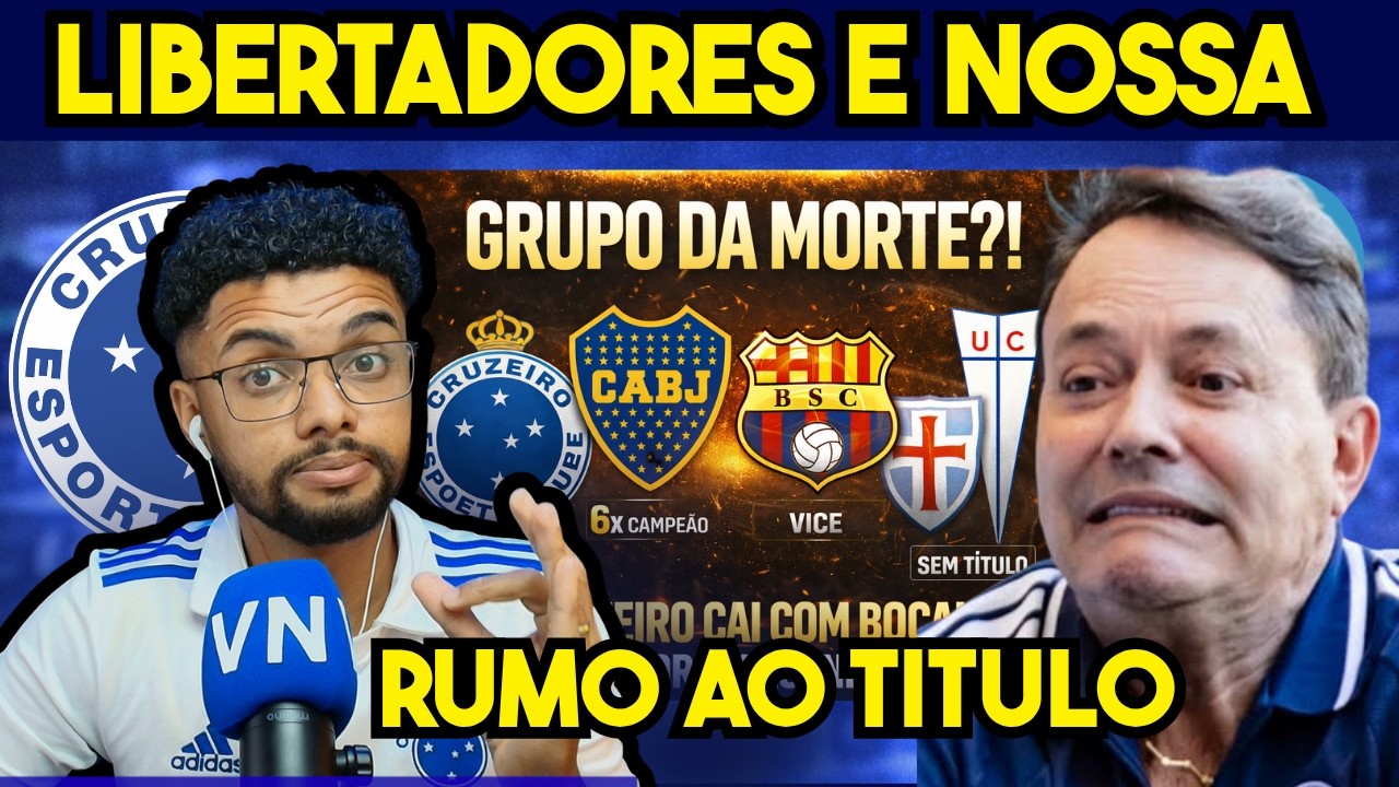 🦊 CRUZEIRO RUMO AO TÍTULO DA LIBERTADORES! GRUPO NÃO ASSUSTA!