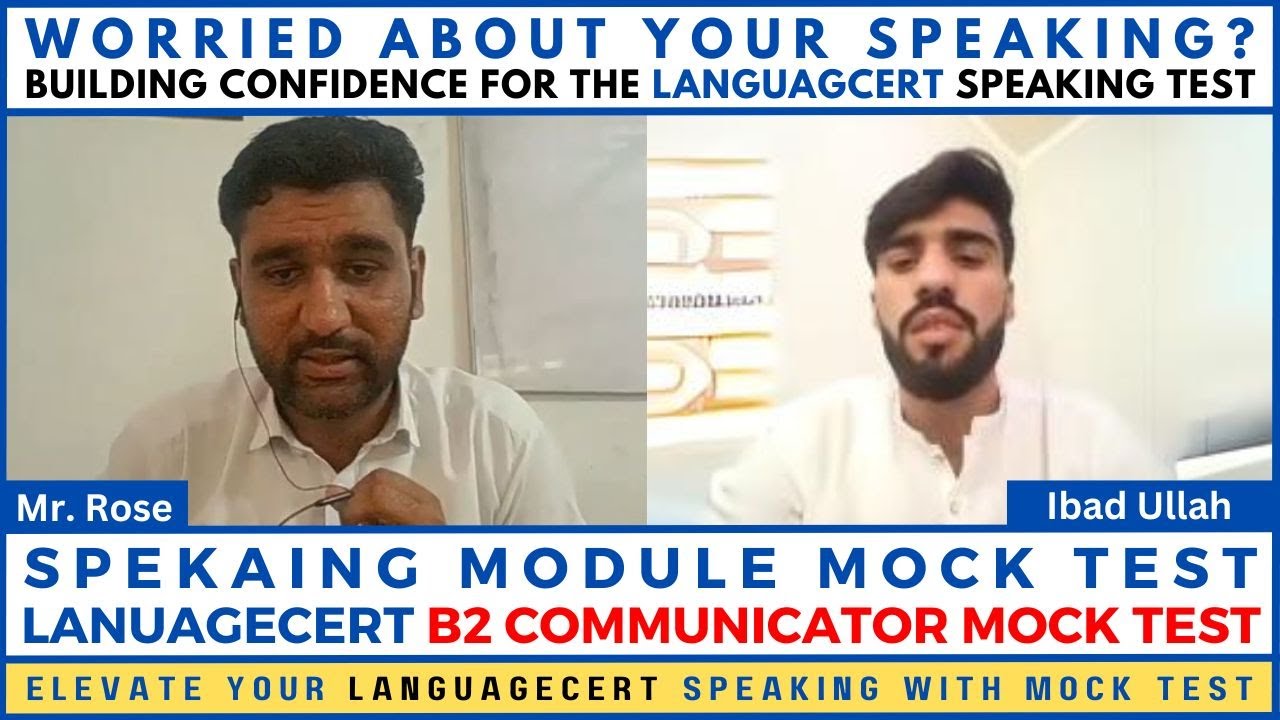 Languagecert ESOL B2 Speaking Module Mock Test | Languagecert Speaking Mock Test | ESOL B2 Mock