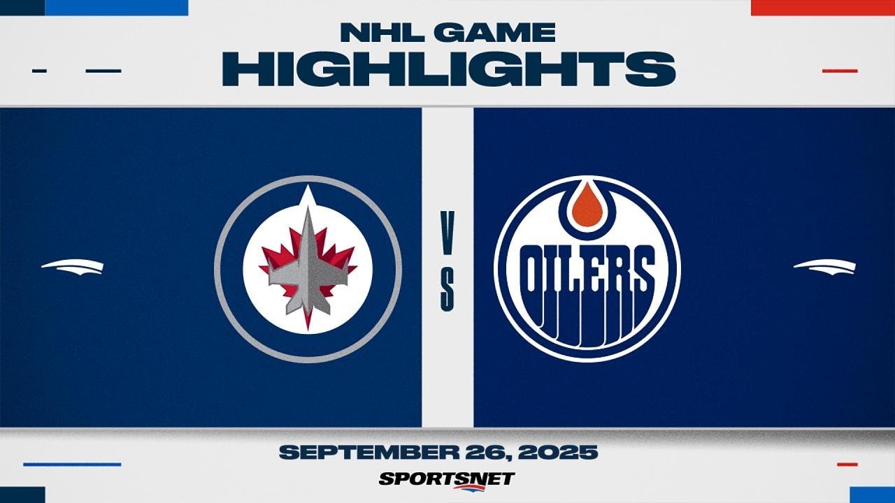 NHL Preseason Highlights | Jets vs. Oilers - September 26, 2025