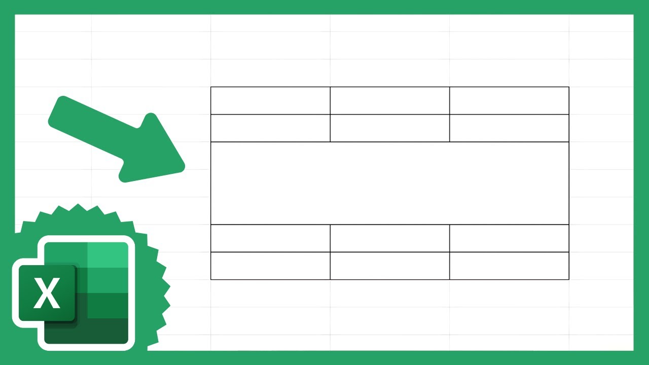 FUSIONNER dans EXCEL et CENTRER un TITRE sur Plusieurs Cellules