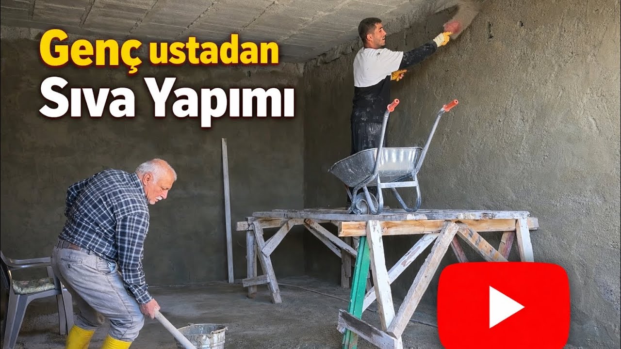 Sıva Nasıl Yapılır ( Kaba Sıva ) İyi Ustadan &Ouml;ğrenin !