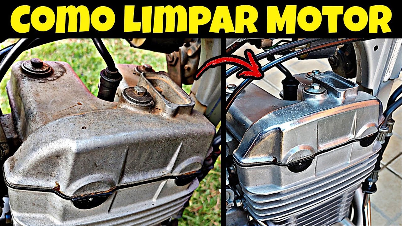 Como Limpar Motor de Moto Encardido