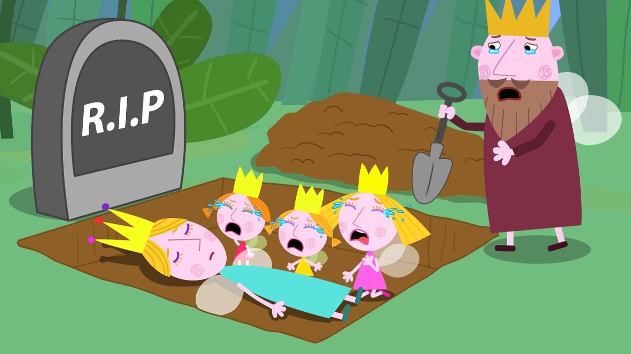 Queen Thistle, Please Wake Up!! - Ben & Holly's Little Kingdom Funny Animation