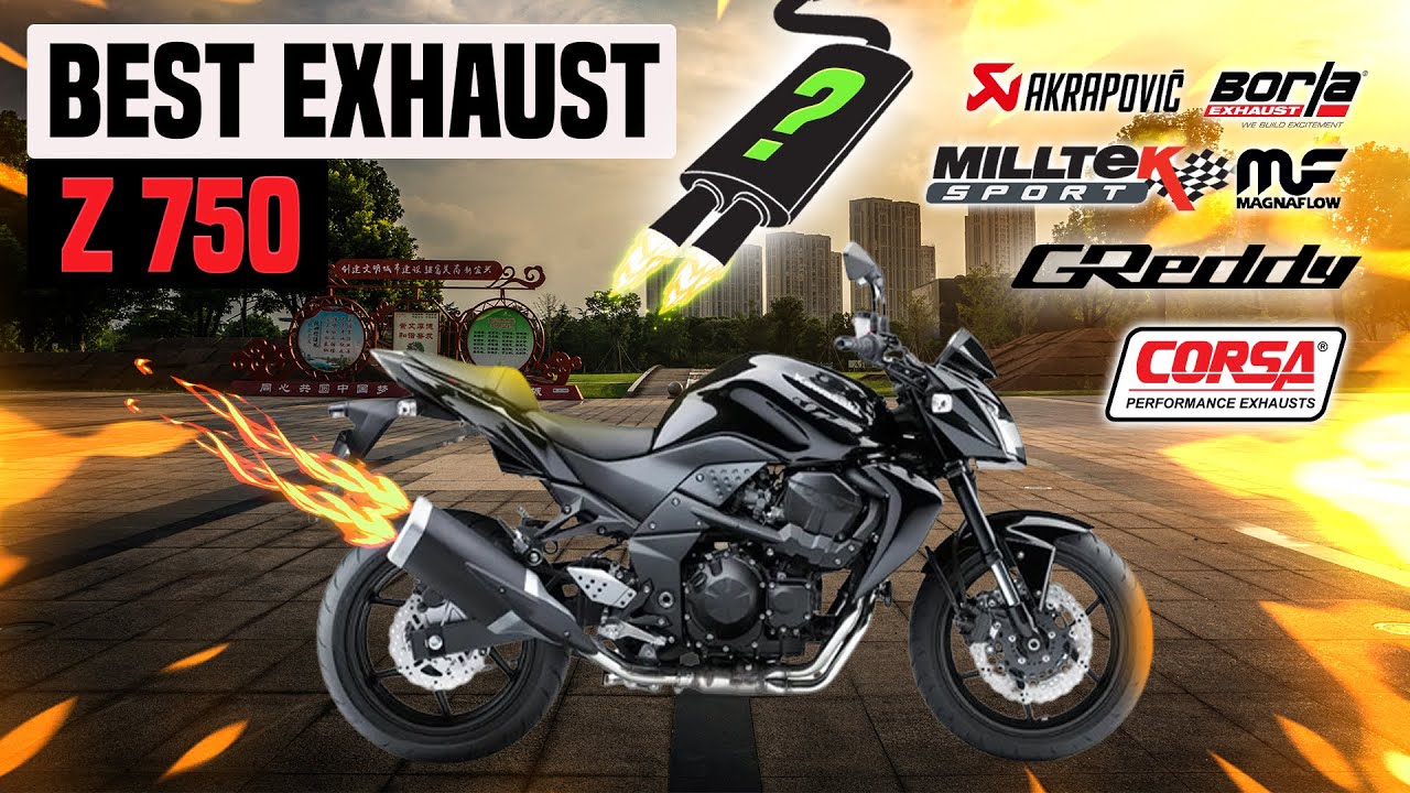 Kawasaki Z 750 Exhaust Sound🔥 Akrapovic,Delkevic,Arrow,Mivv,IXIL,LeoVince,GPR,Scorpion,SC Project