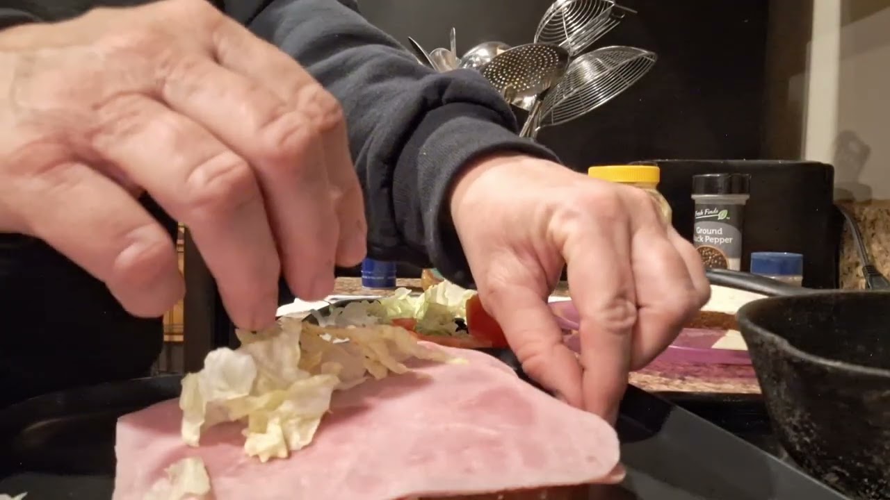 HAM and CHEESE PANINI SANDWICH 