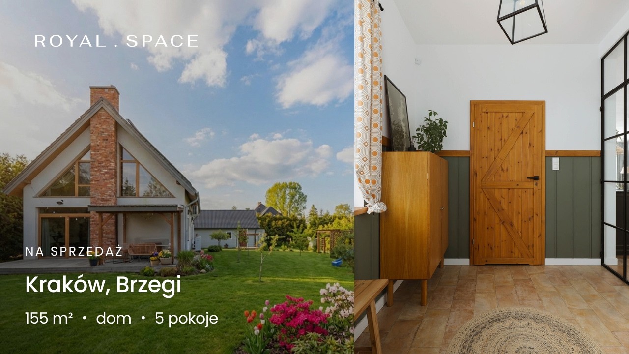 NA SPRZEDAŻ | Wyjątkowy energooszczędny dom z prywatnym ogrodem! | 155 m² | 5 pokoi