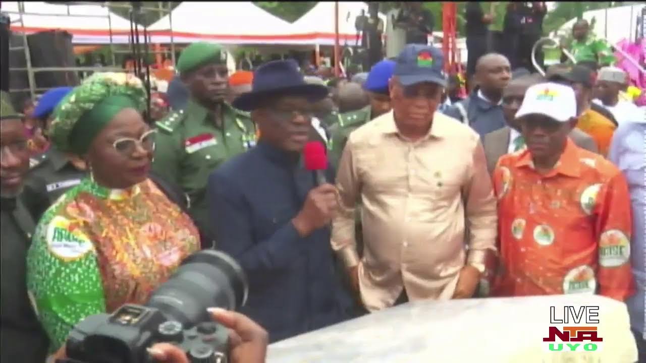COMMISSIONING OF 15.13KM IKOT ESU-OTOMO-AZUMINI ROAD 1.53KM INTERNAL ROADS IN IKOT UDOM, IKA L. G. A