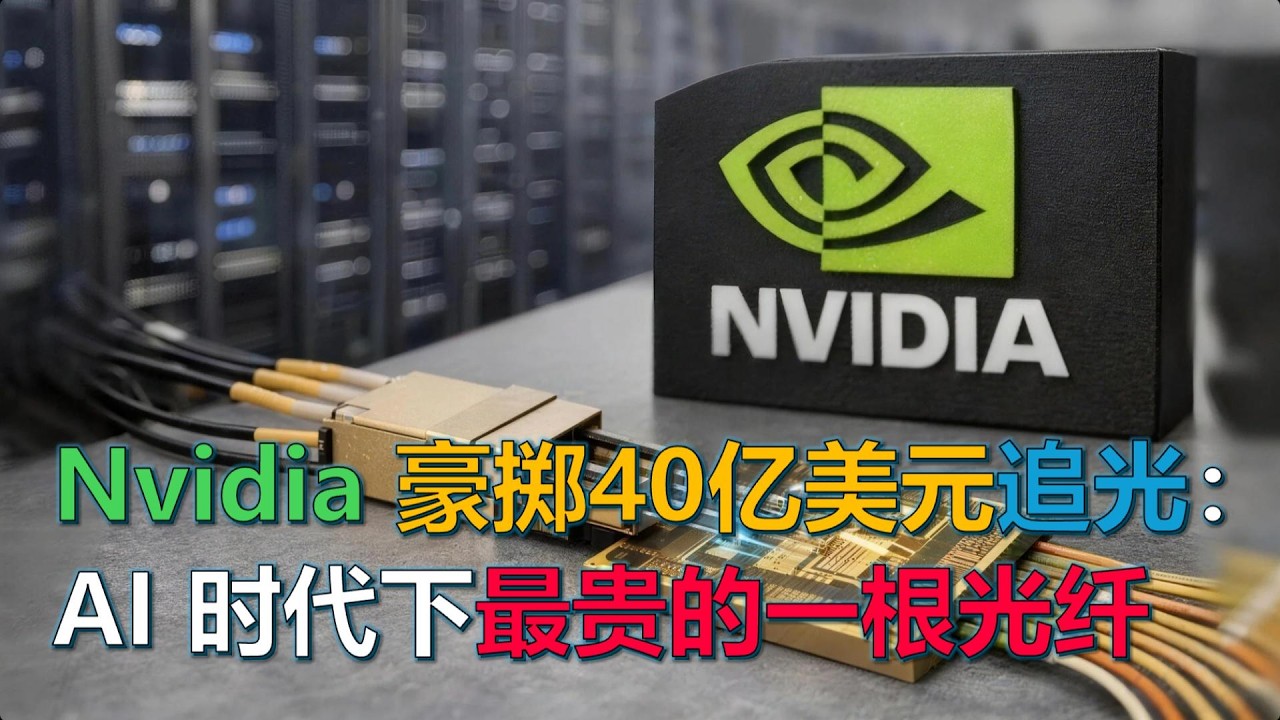 Nvidia 豪擲40億美元追光：AI時代下最昂貴的一根光纖 #光通信 #CPO #共封裝光學 #矽光子 #Lumentum #Coherent #InfiniBand ｜ 20260306