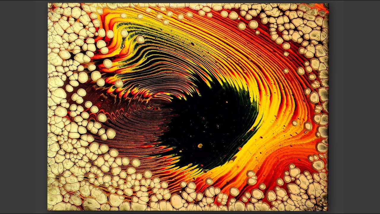 #873 WOW, Just Look At Those PEARLS! Red, Orange And Yellow Pearl Pour