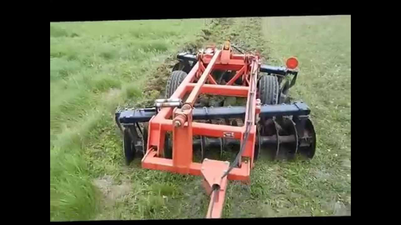 déchaumage a disque de prairie