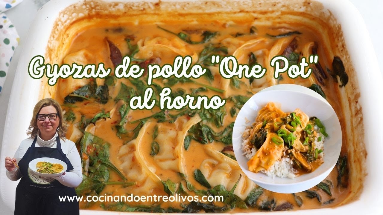 Gyozas de pollo One Pot al horno