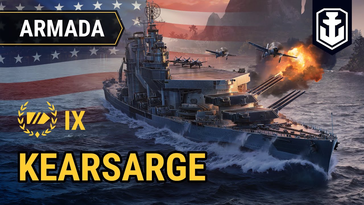 Armada: Kearsarge — American battleship (Hybrid Ship) | World of Warships