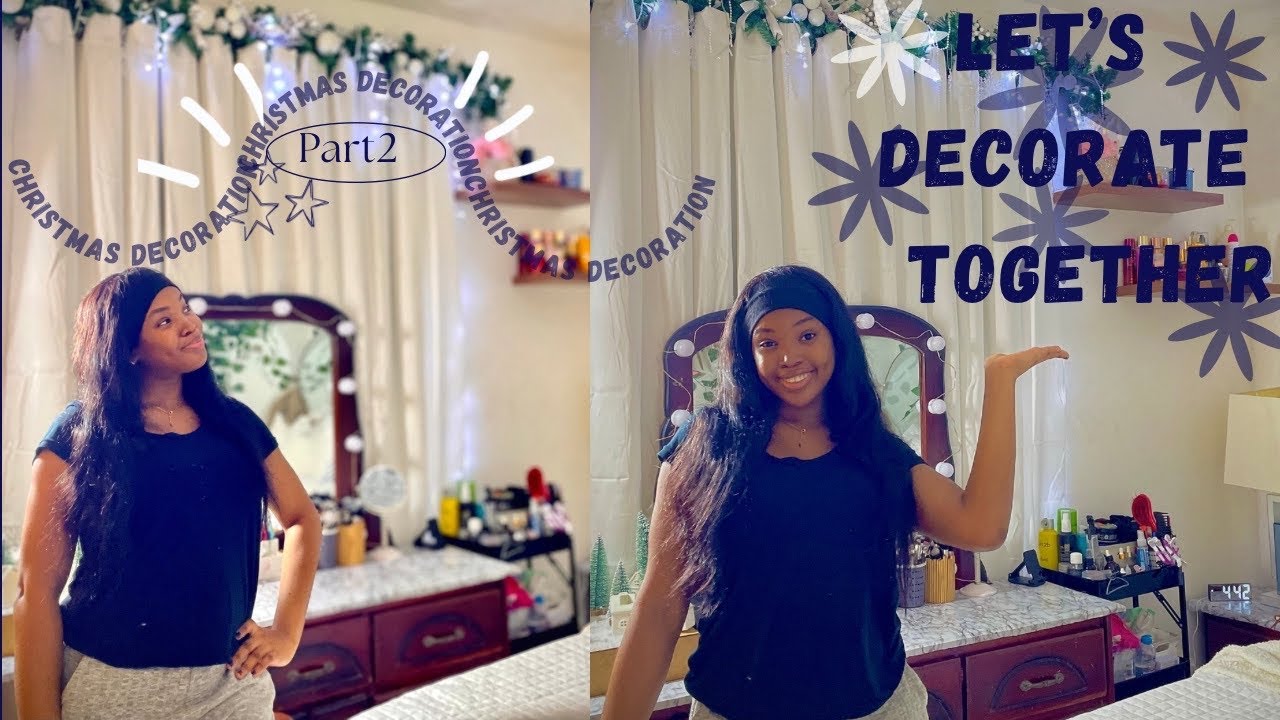 Aesthetic Christmas Bedroom Decor | Cozy Holiday Ambience🎅🧑‍🎄🎄🌲✨