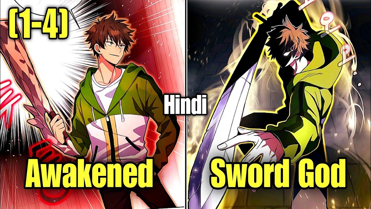 (1-4) He got part time jobs from gods and became SSS rank Sword God | Manhwa explained in Hindi 2026