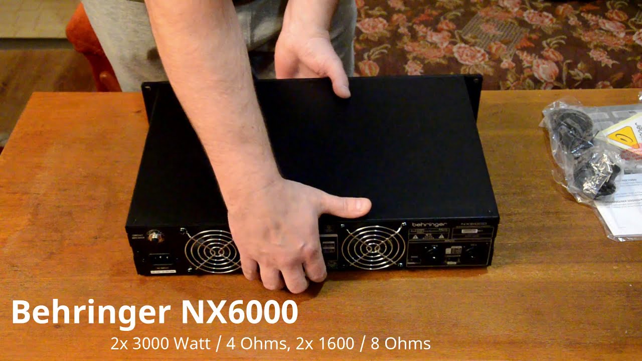 BEHRINGER NX 6000 - Rozbaľovanie/Unboxing