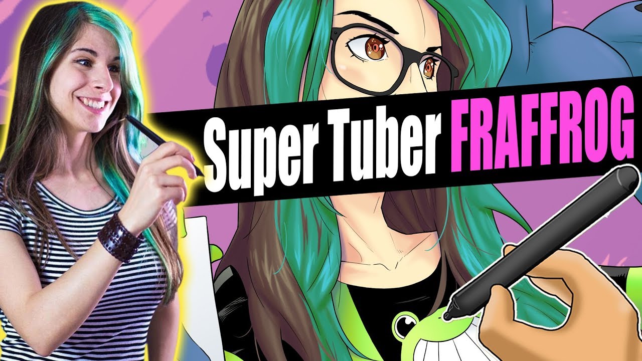 Disegno FRAFFROG SuperEroina- SuperTuber - 07