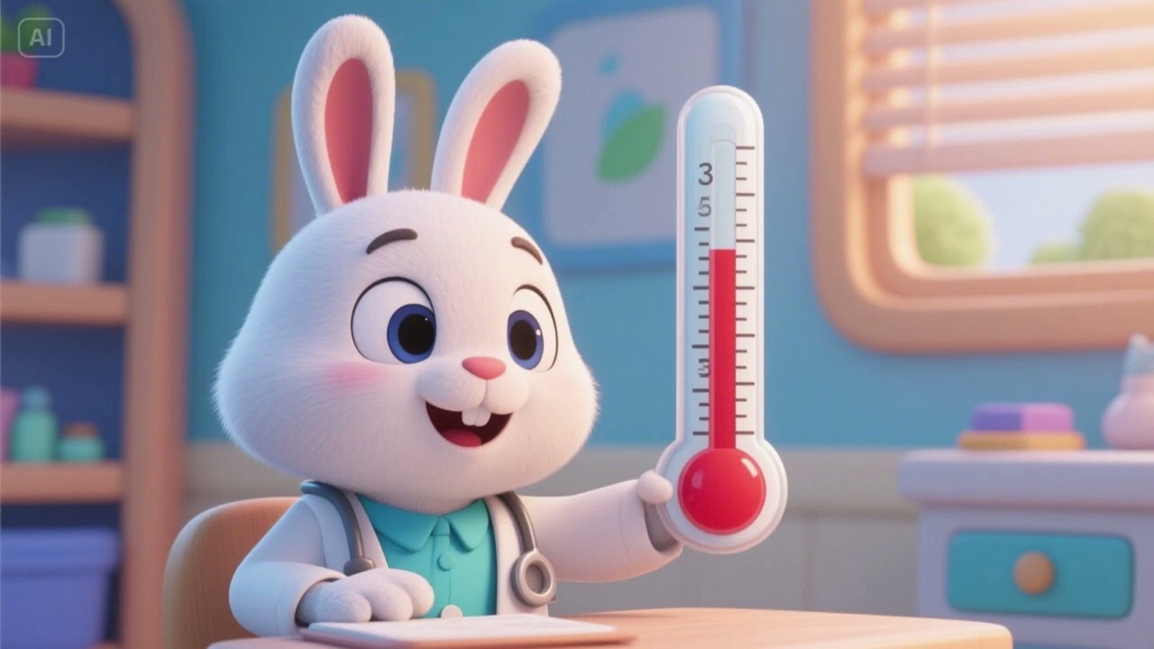 Doctor Bunny’s Thermometer Count | Nursery Rhymes & Kids Songs