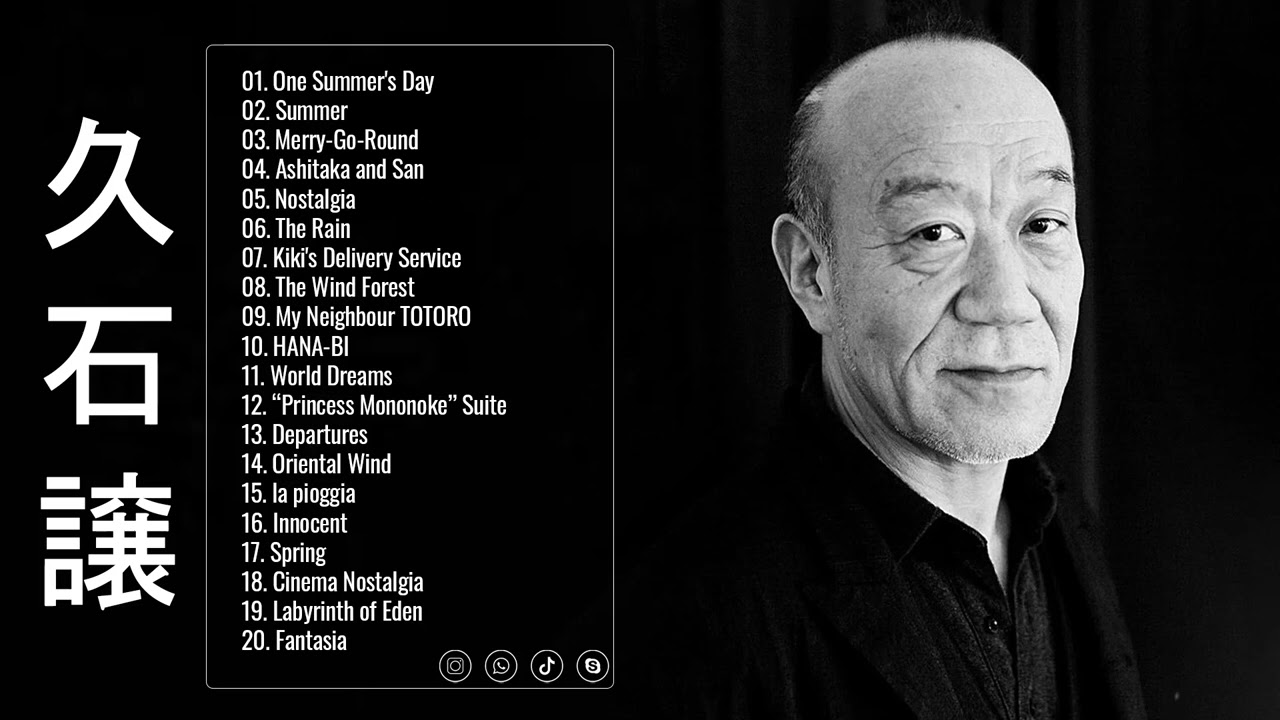 Joe Hisaishi 🤍 久石 譲 メドレー  ~ 久石 譲ヒット曲 ~ 久石 譲 名曲 ランキング ❤