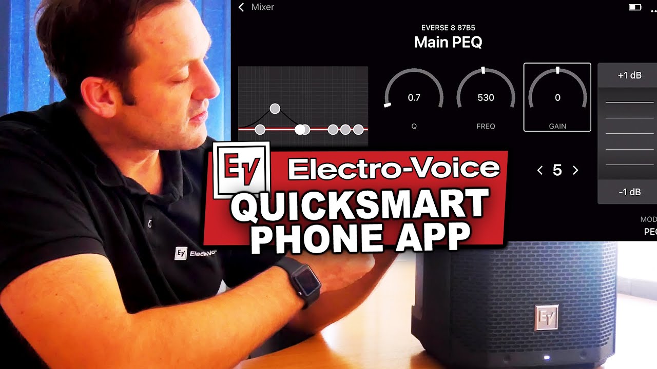 Приложение Electro-Voice QuickSmart — как управлять колонками с телефона! (iPhone и Android)