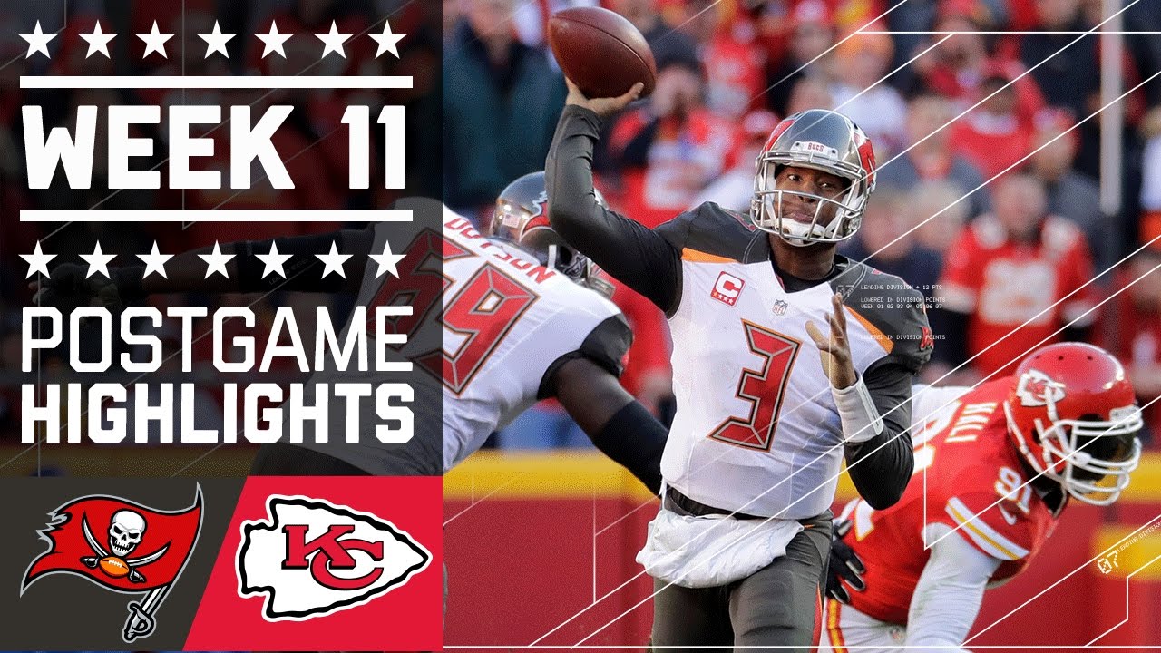 Buccaneers vs. Chiefs | NFL Week 11 Game Highlights