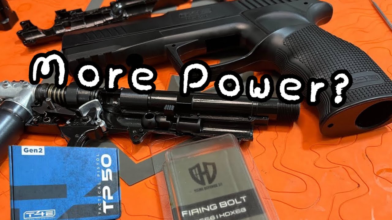 LL4D - Umarex T4e TP50 13J | Установка/тестирование болта HDX
