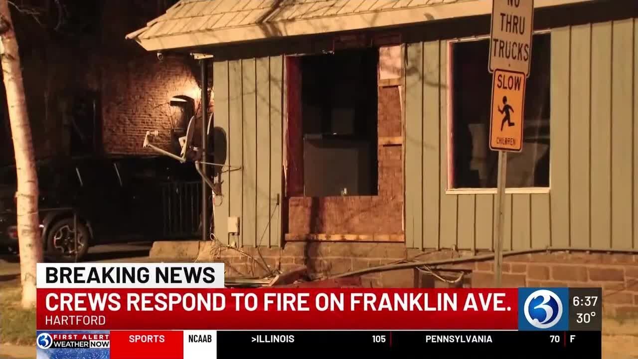 VIDEO: Crews respond to fire in Hartford