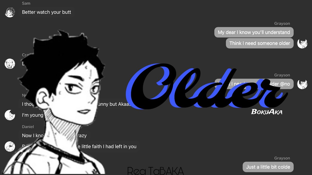 Akaashi Needs Someone Older | Haikyuu Lyric Prank | Older by Isabel LaRosa | BokuAka…or is it