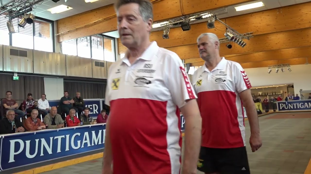 Eisstocksport Staatsliga Herren Sommer 22, Leitersdorf gegen Wang