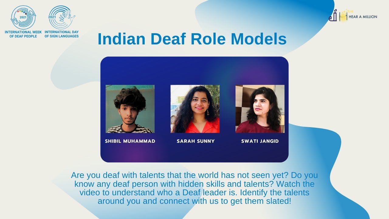 Indian Deaf Role Models