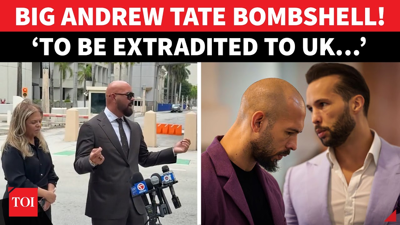 ON CAM: Andrew Tate AGREES To UK Extradition After Massive Twist At Miami Hearing; &lsquo;NOT GUILTY&hellip;&rsquo;