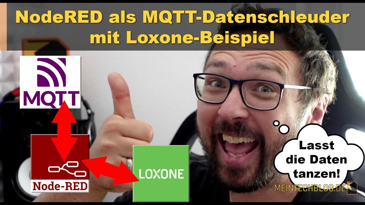 NodeRED als MQTT-Datenschleuder mit Loxone-Beispiel 💿💿💿