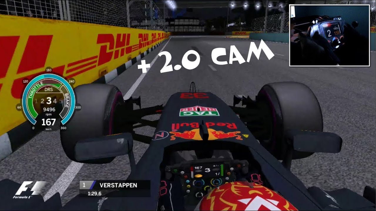 rFactor F1 2017 VRBSM | SINGAPORE @ OnBoard Max Verstappen | Red Bull # LAP [HD]