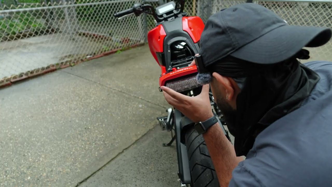 2025 Honda Grom TST Integrated Tailight Install