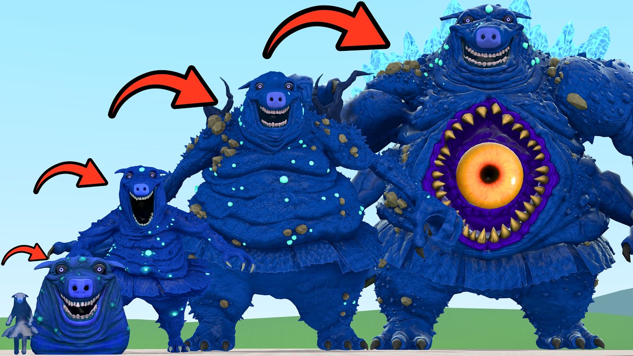 NEW EVOLUTION OF MECHA TITAN HELLISH NANNY FROM GARTEN OF BANBAN In Garry's Mod