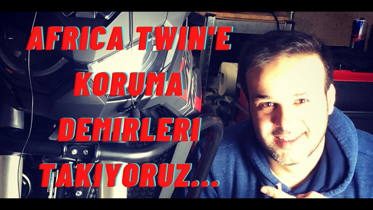 AFRICA TWIN'E KORUMA DEMIRI (CRASH BAR) MONTAJI...