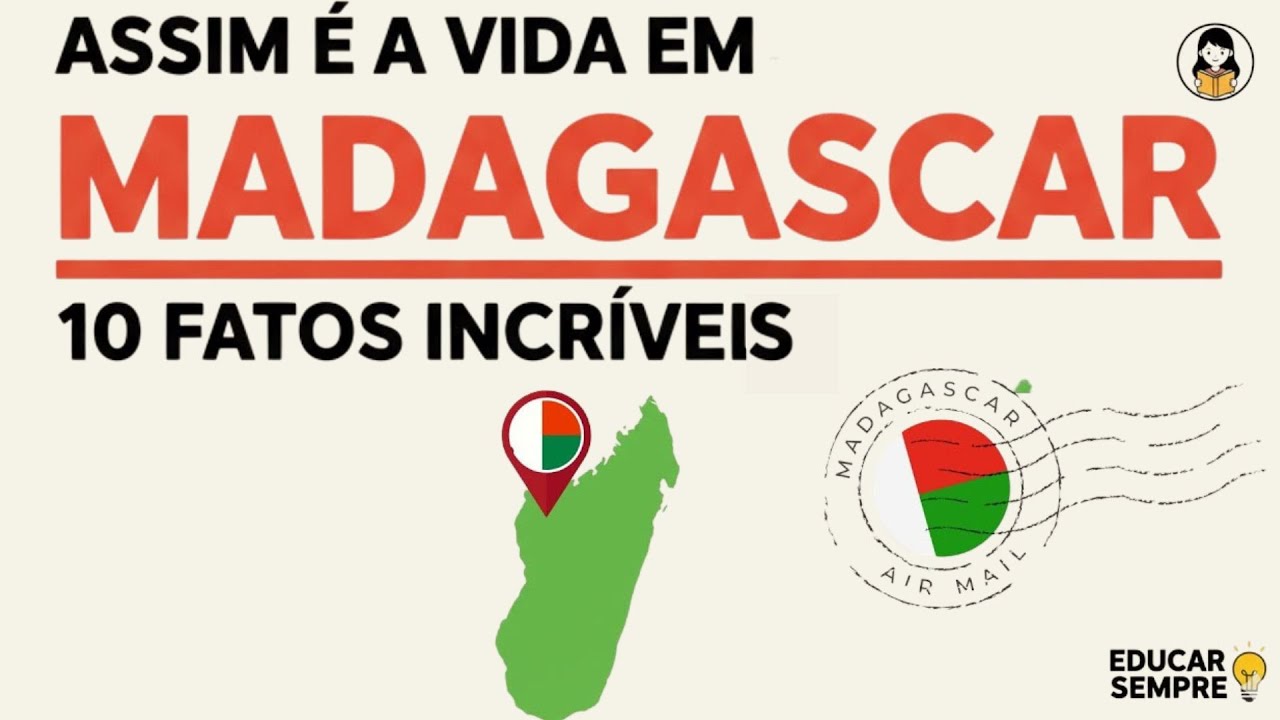 Assim é a  vida em MADAGASCAR  10 Fatos Surpreendentes Sobre Madagascar Que Você Precisa Conhecer!
